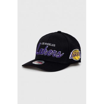 Mitchell&Ness șapcă din amestec de lână BOSTON CELTICS culoarea violet, cu imprimeu