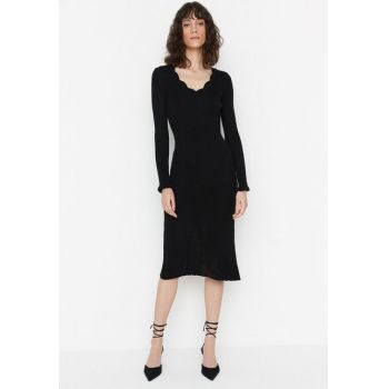 Rochie midi neagra Esperanza