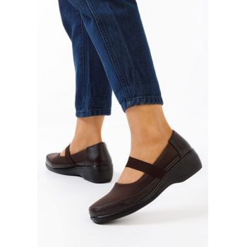 Pantofi cu talpa ortopedica navy Diora