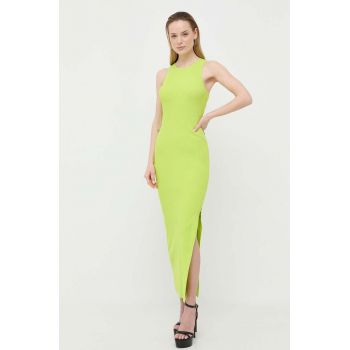 MICHAEL Michael Kors rochie culoarea verde, maxi, mulata