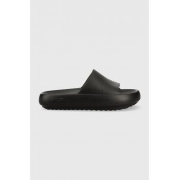 Skechers papuci Horizon femei, culoarea negru