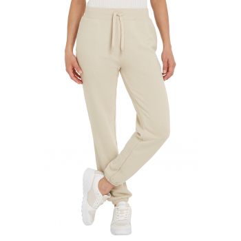 Pantaloni sport conici cu snur in talie