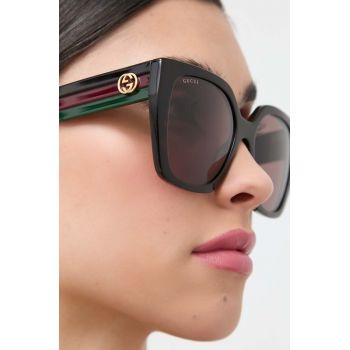 Gucci ochelari de soare femei, culoarea maro