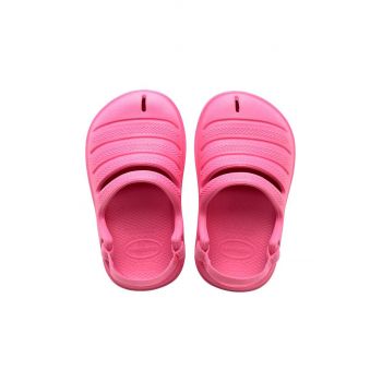Havaianas sandale copii CLOG culoarea roz
