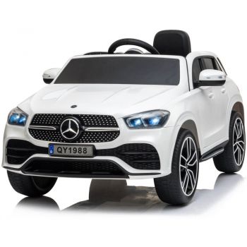 Masinuta electrica cu roti din cauciuc Mercedes GLE 450 AMG White