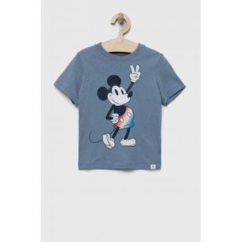 GAP tricou de bumbac pentru copii x Disney cu imprimeu