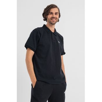 Tricou polo de bumbac cu logo discret