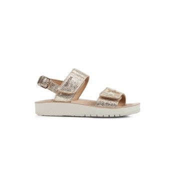 Sandale slingback cu velcro