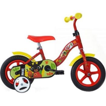 Bicicleta copii 2-3 ani, 10 inch, Bing, Dino Bikes DB108LBG