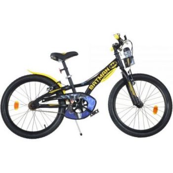 Bicicleta copii 6-9 ani, 20 inch, Batman, Dino Bikes DB620BT