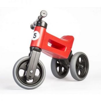 Bicicleta copii 2-5 ani, fara pedale, Funny Wheels Rider Sport In Red, FUNNY WHEELS RIDER 41000094