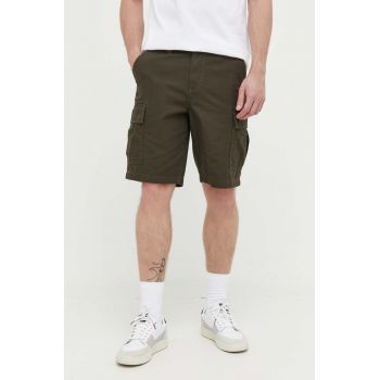 Billabong pantaloni scurti din bumbac culoarea verde