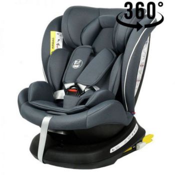 Scaun Auto Tweety Plus DELUXE BUF BOOF Grey cu Isofix rotativ 360 grade 0 36 kg