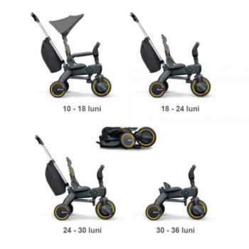 Tricicleta Liki Trike S5 Nitro Black