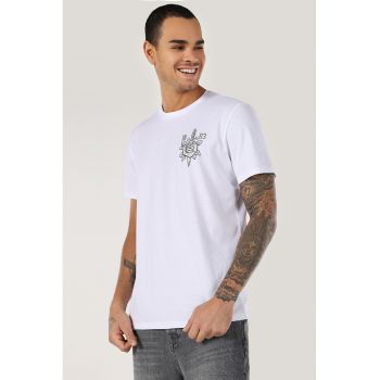 Tricou regular fit cu imprimeu