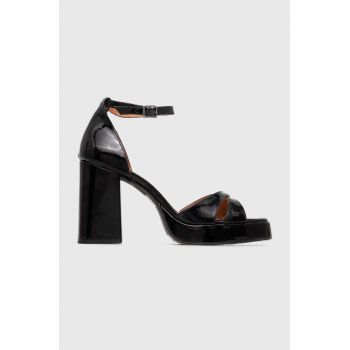 Jonak sandale BERANGERE CUIR VERNIS culoarea negru, 3400115