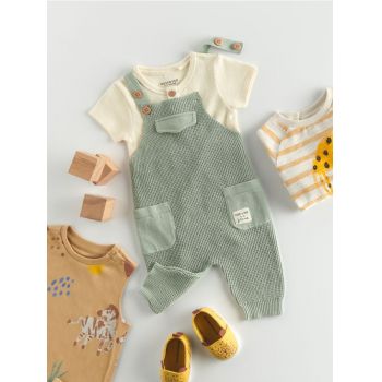 Reserved - BABIES` DUNGAREES - verde-pal