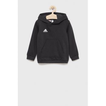 adidas Performance bluza copii H57516 culoarea negru, neted