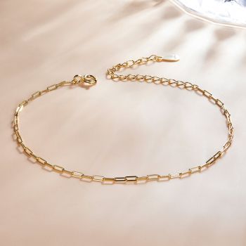 Bratara din argint Chain Bracelet Golden