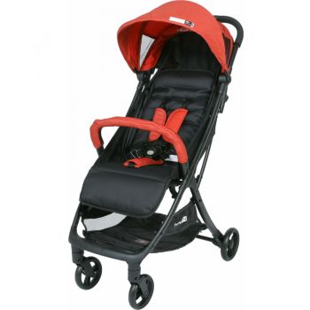 Carucior sport pliabil FreeON tip troler Solo Tehnologia inovatoare One-Hand Folding RedBlack de firma original