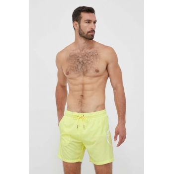 Trussardi pantaloni scurti de baie culoarea galben