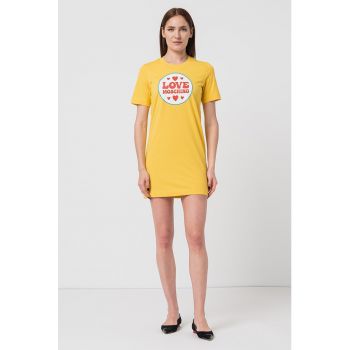 Rochie-tricou cu logo