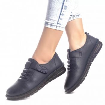 Pantofi casual judith albastru piele ecologica