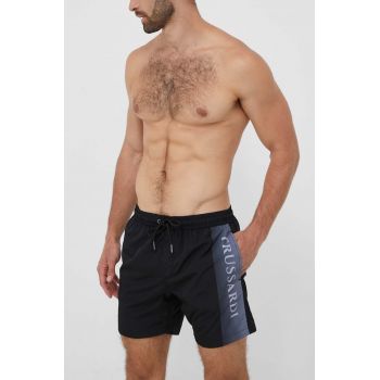 Trussardi pantaloni scurti de baie culoarea negru