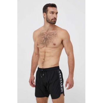 Trussardi pantaloni scurti de baie culoarea negru