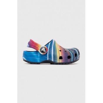 Crocs slapi copii culoarea albastru marin