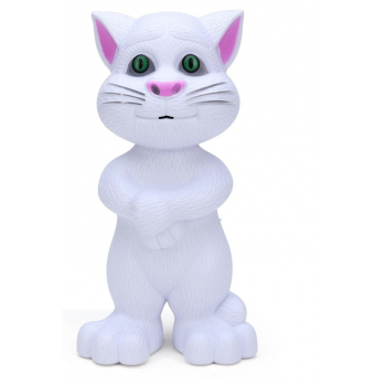 Jucarie Vorbitoare Talking Tom ALB 20 cm