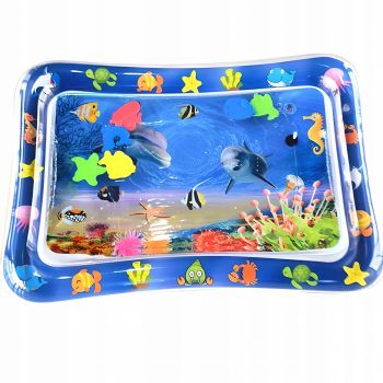 Saltea cu apa pentru bebelusi 70 x 50 cm - Delfinii cu pestisori