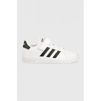 adidas sneakers pentru copii Grand Court 2.0 culoarea alb