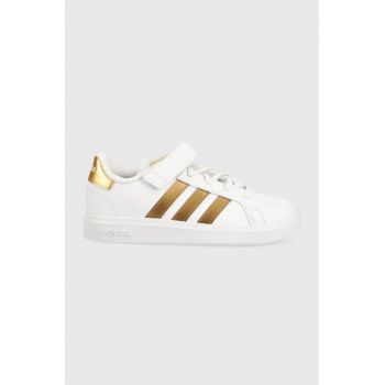 adidas sneakers pentru copii GRAND COURT 2. culoarea alb