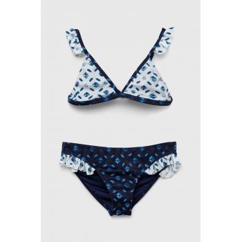 Pepe Jeans costum de baie pentru copii din două piese culoarea albastru marin