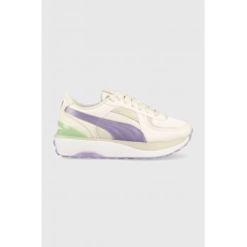 Puma sneakers Cruise Rider NU Satin Wns culoarea bej