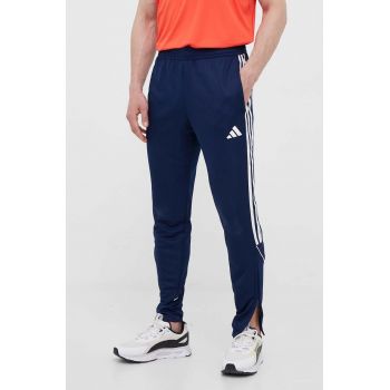 adidas Performance pantaloni de antrenament Tiro 23 culoarea bleumarin, cu imprimeu HS3529