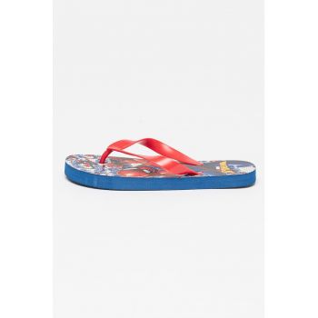 Papuci flip-flop cu Spider Man