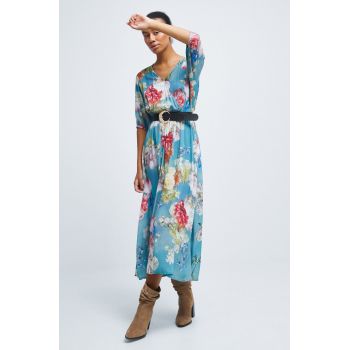 Medicine rochie maxi, evazati