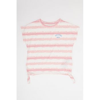 Tricou de bumbac cu dungi Petronille