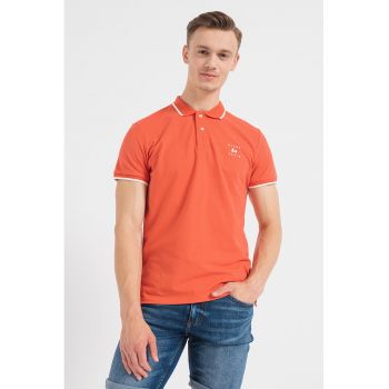 Tricou polo cu garnituri contrastante