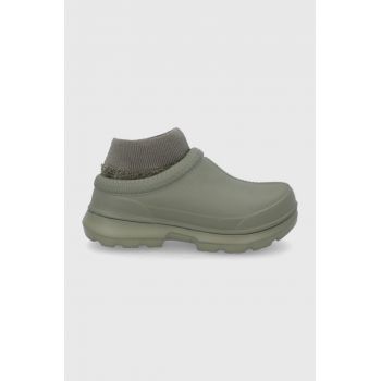 UGG papuci Tasman X femei, culoarea verde  1125730-BTOL