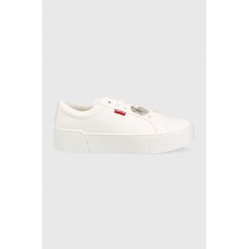 Levi's sneakers Tijuana 2.0 culoarea alb