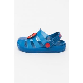 Saboti slingback cu model Spiderman