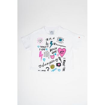 Tricou din bumbac cu imprimeu Graffiti