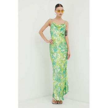 Gestuz rochie culoarea verde, maxi, drept