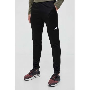 adidas Performance pantaloni de antrenament Train Essentials culoarea negru, neted