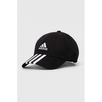 adidas Performance șapcă de baseball din bumbac culoarea negru, cu imprimeu  IB3242