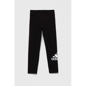 adidas leggins copii G BL culoarea negru, cu imprimeu