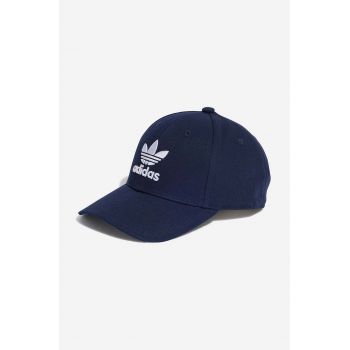 adidas Originals șapcă de baseball din bumbac culoarea bleumarin, cu model IB9967-navy ieftina